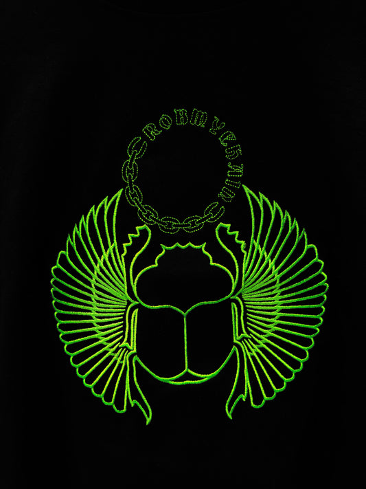 RMC Scarab Fluoreszenz Hoodie Schwarz