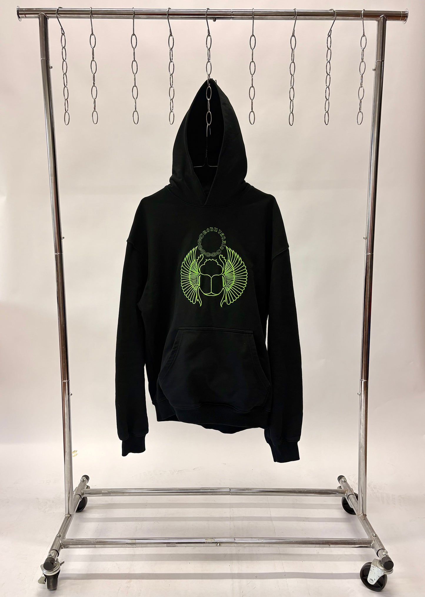 RMC Scarab Fluoreszenz Hoodie Schwarz